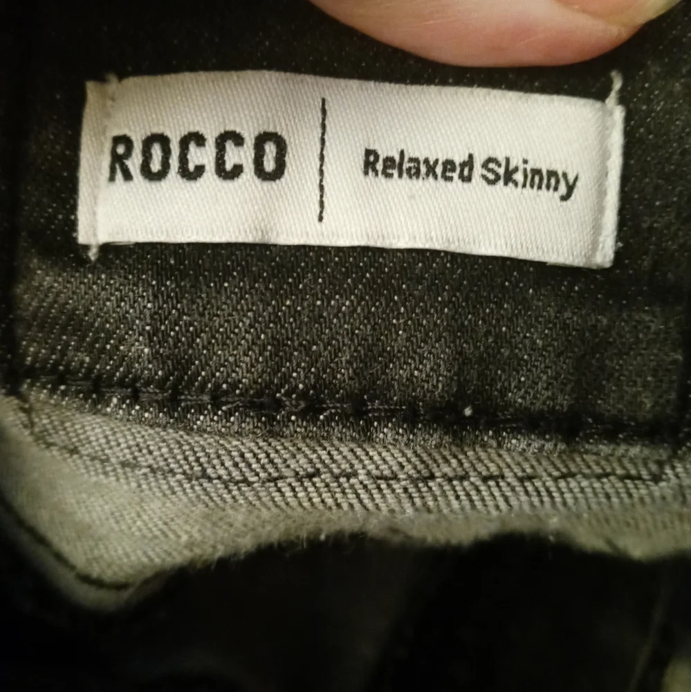 True Religion Black Rocco Relaxed Skinny Jeans 40 x 34 Zip Fly